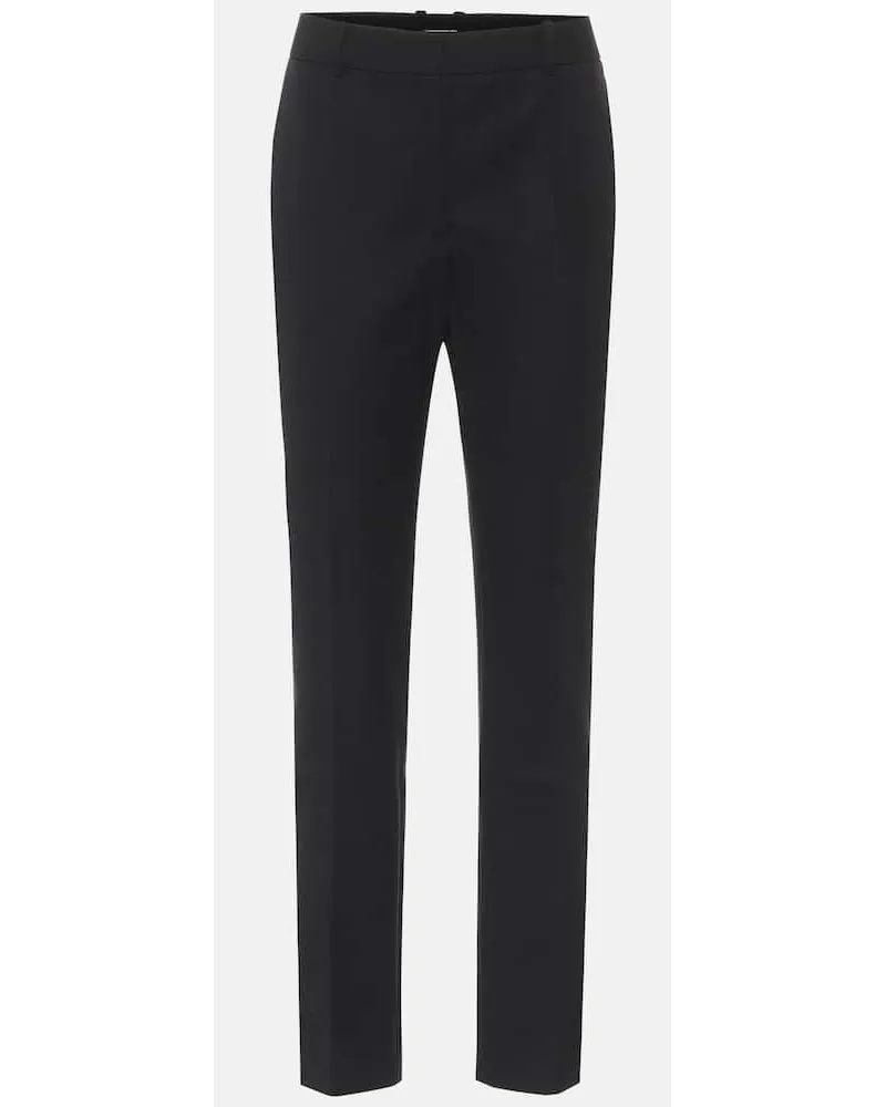 Joseph High-Rise-Hose Coleman aus Gabardine Schwarz