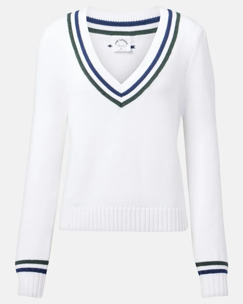 The Upside Pullover Sonny aus Baumwolle Weiß