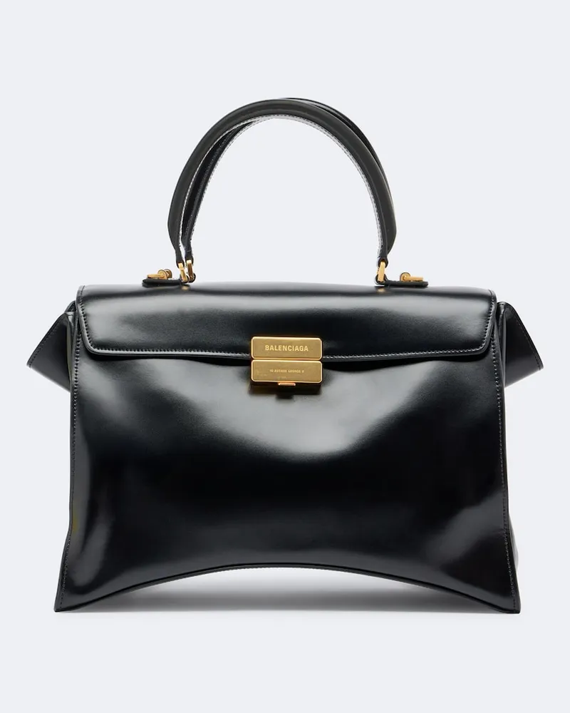 Balenciaga Henkeltasche HG Avenue Large aus Leder Schwarz