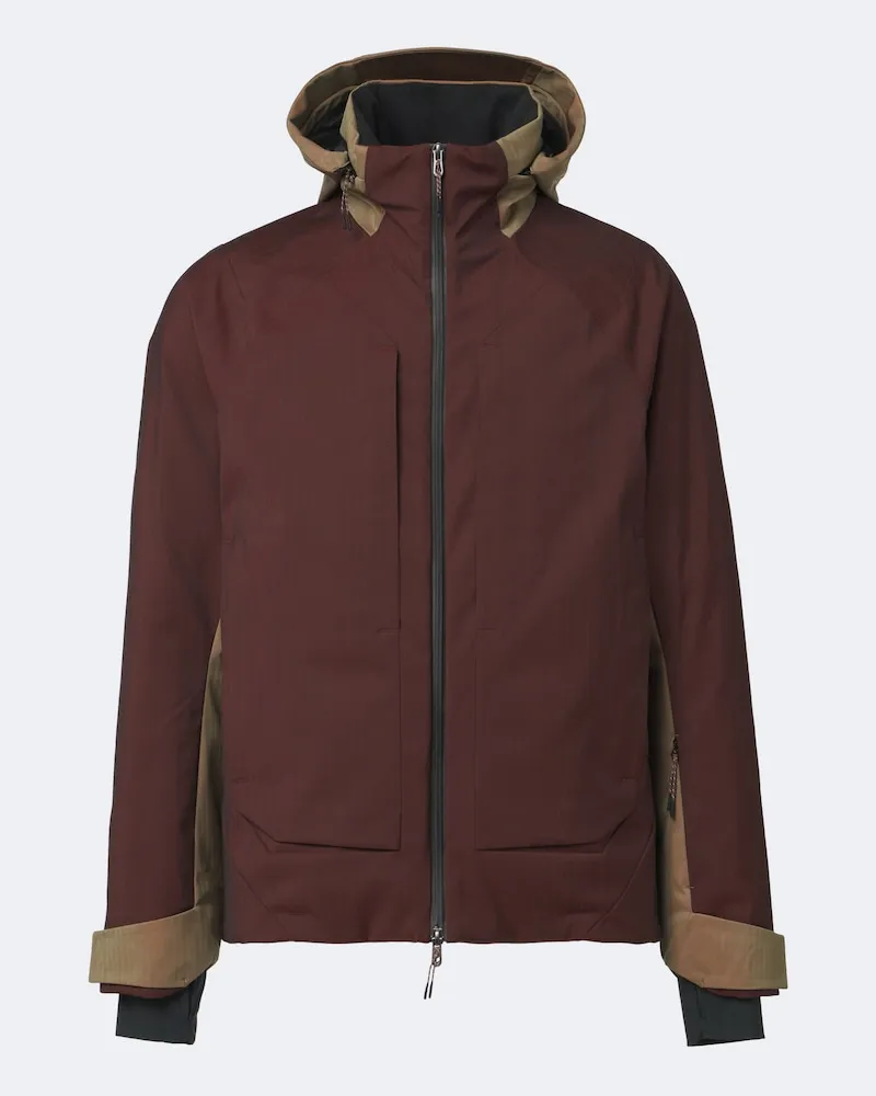 SEASE Skijacke Trace 2.0 aus einem Wollgemisch Braun