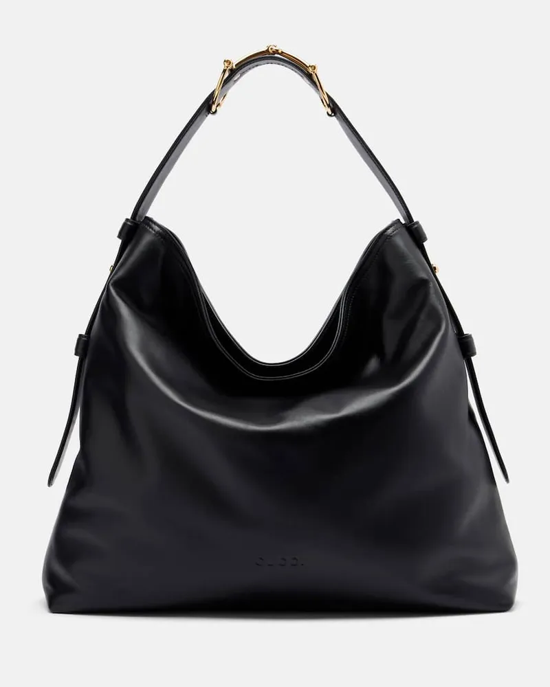 Gucci Schultertasche Gucci Beatrix Large aus Leder Schwarz