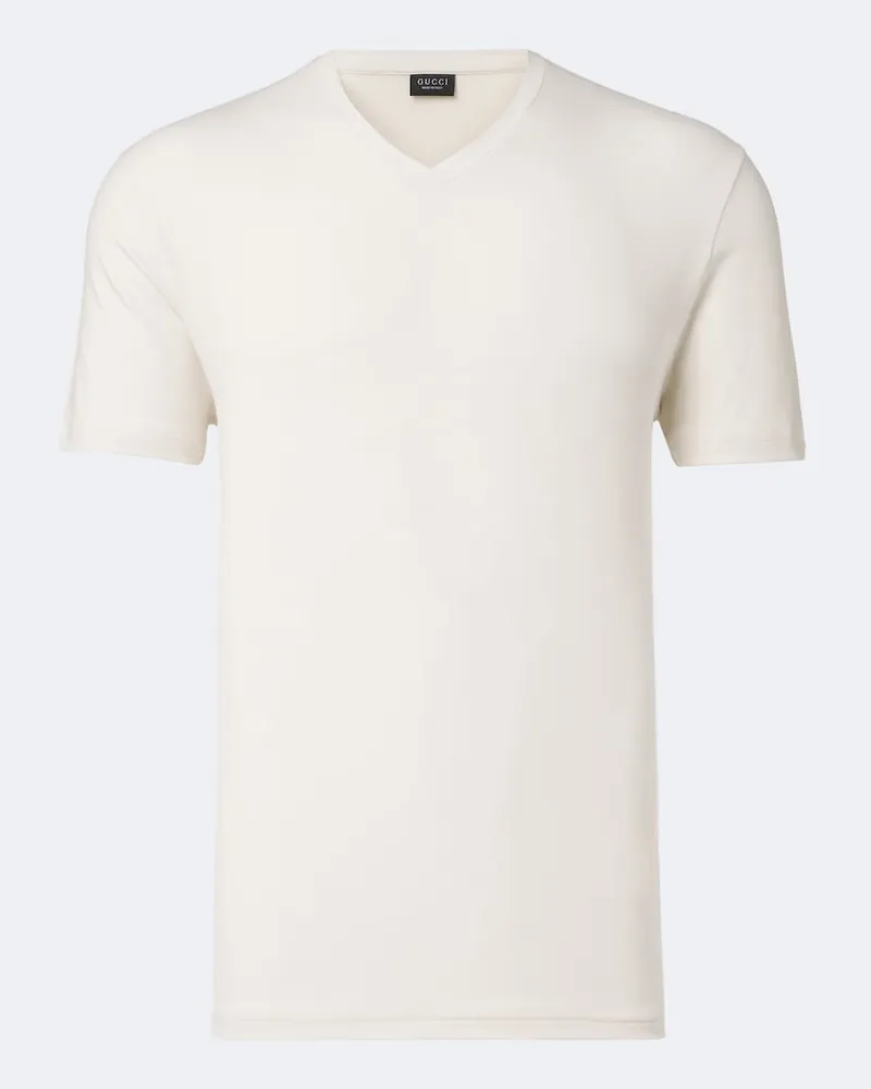 Gucci T-Shirt aus Jersey Weiß