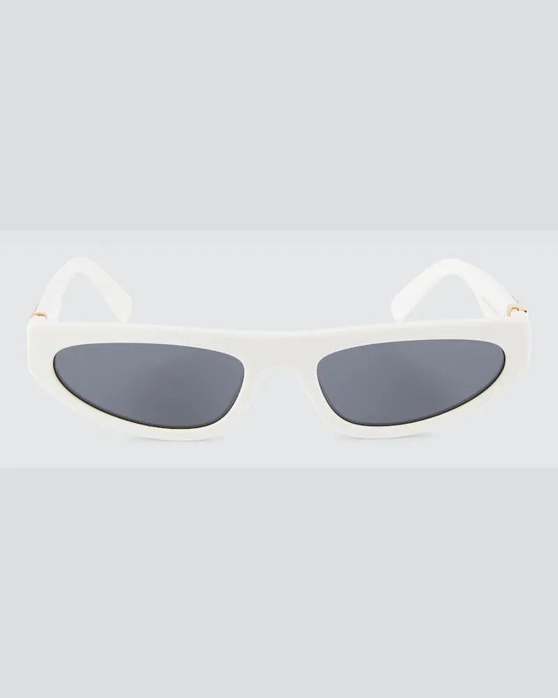 Miu Miu Cat-Eye-Sonnenbrille Miu Glimpse Weiß