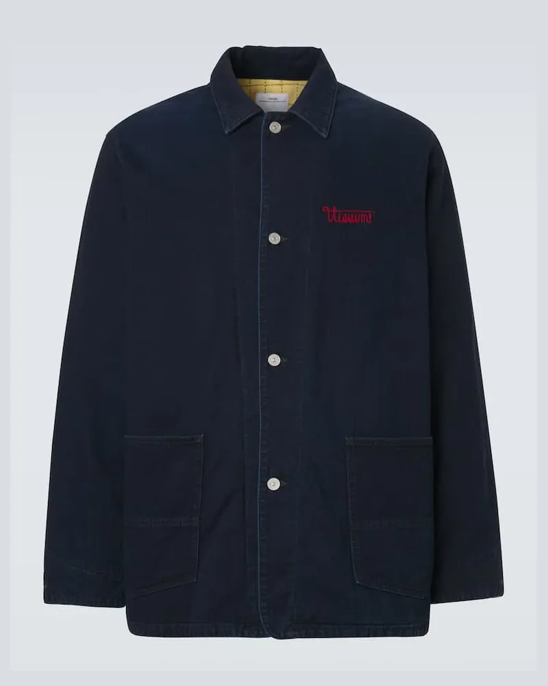 Visvim Daunenjacke Osiris aus Denim Blau