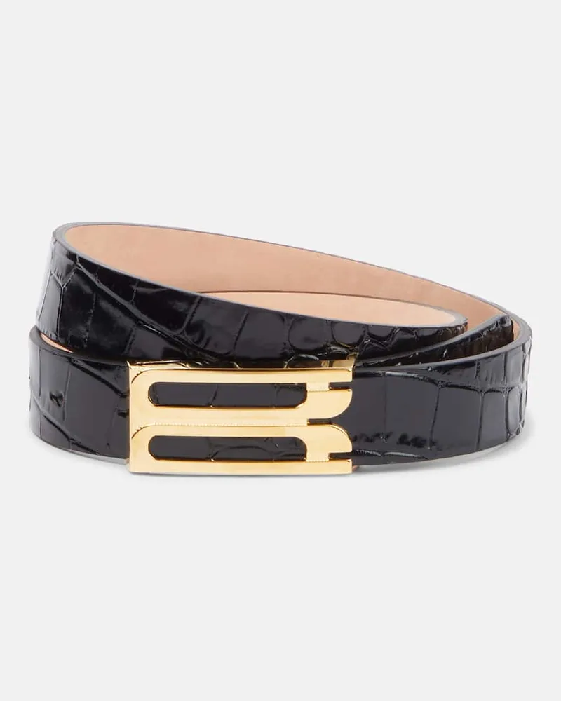 Victoria Beckham Gürtel aus Leder Schwarz