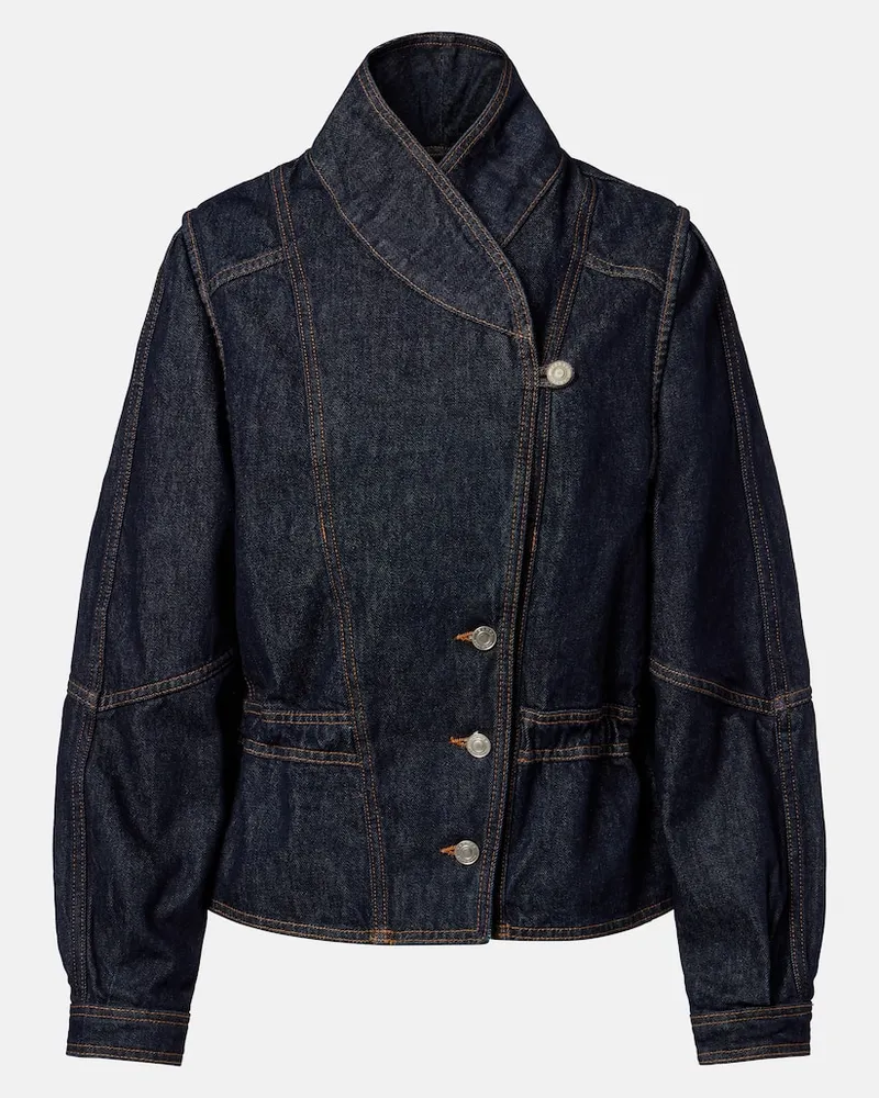 Isabel Marant Jacke Dolie aus Denim Blau
