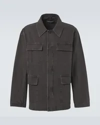 Our Legacy Feldjacke Uniform aus Baumwolle Schwarz