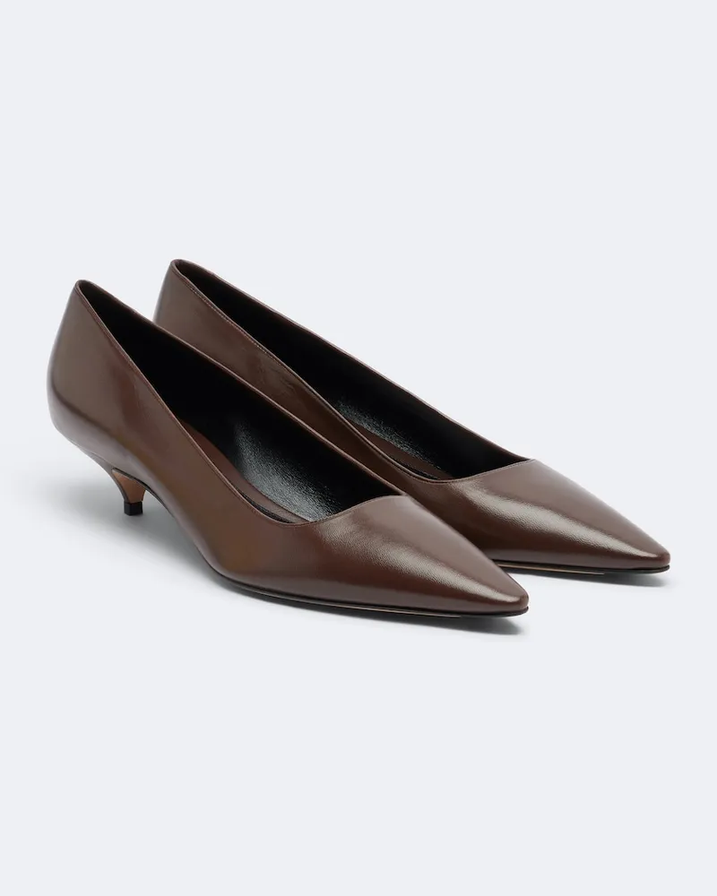 The Row Pumps Liisa aus Leder Braun