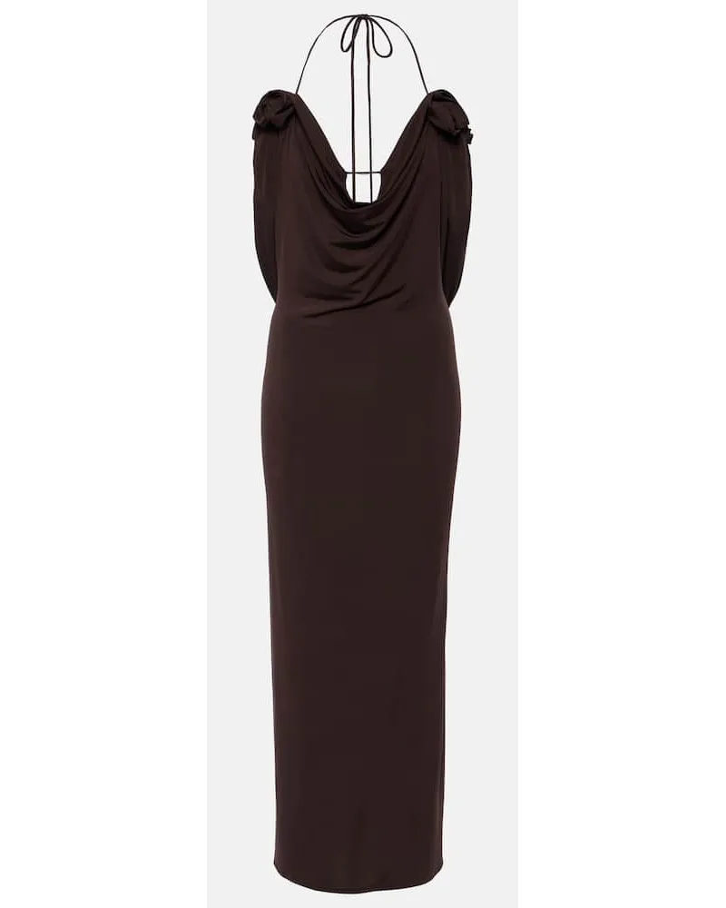 Magda Butrym Midikleid Braun