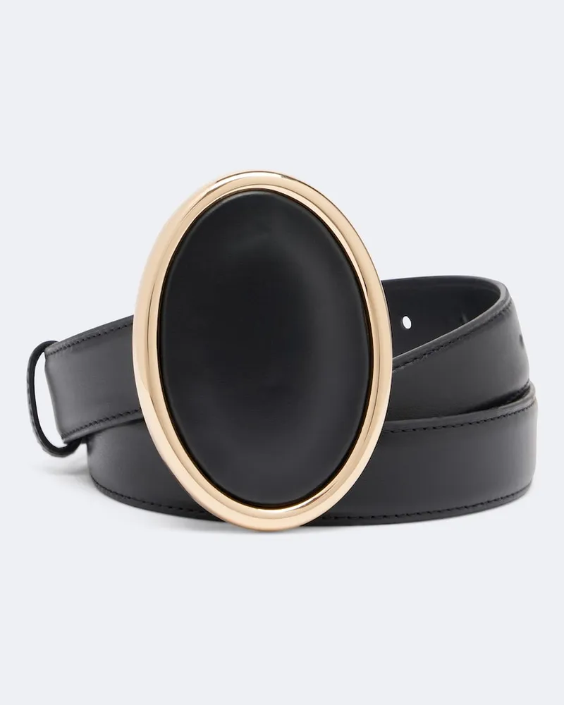 Altuzarra Gürtel Eclipse aus Leder Schwarz