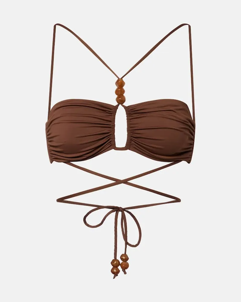 Magda Butrym Bikini-Oberteil Braun