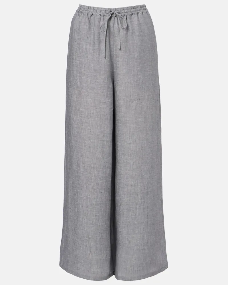 Eres Hose Bienheureux aus Leinen Grau