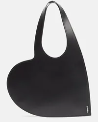 COPERNI Tote Heart Mini aus Leder Schwarz