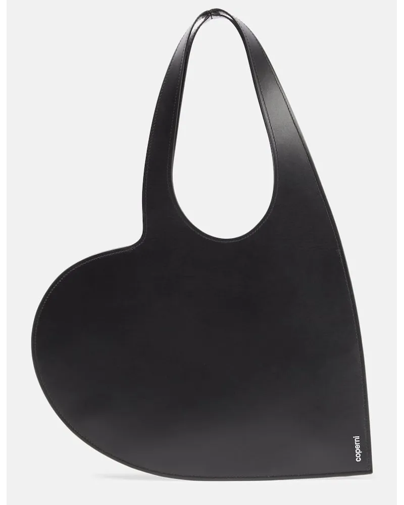 COPERNI Tote Heart Mini aus Leder Schwarz