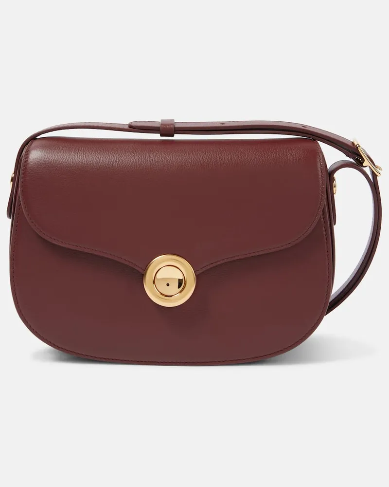 Loro Piana Schultertasche Ghiera Small aus Leder Braun