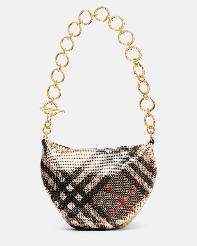 Burberry Schultertasche Burberry Check Medium Gold