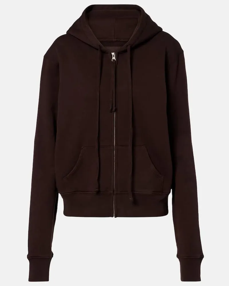 Nili Lotan Kapuzenjacke Callie aus Baumwolle Braun