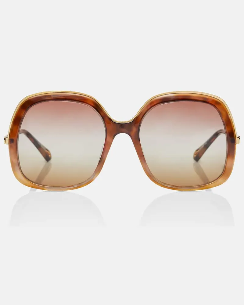 Chloé Chloé Oversize-Sonnenbrille Aly Braun