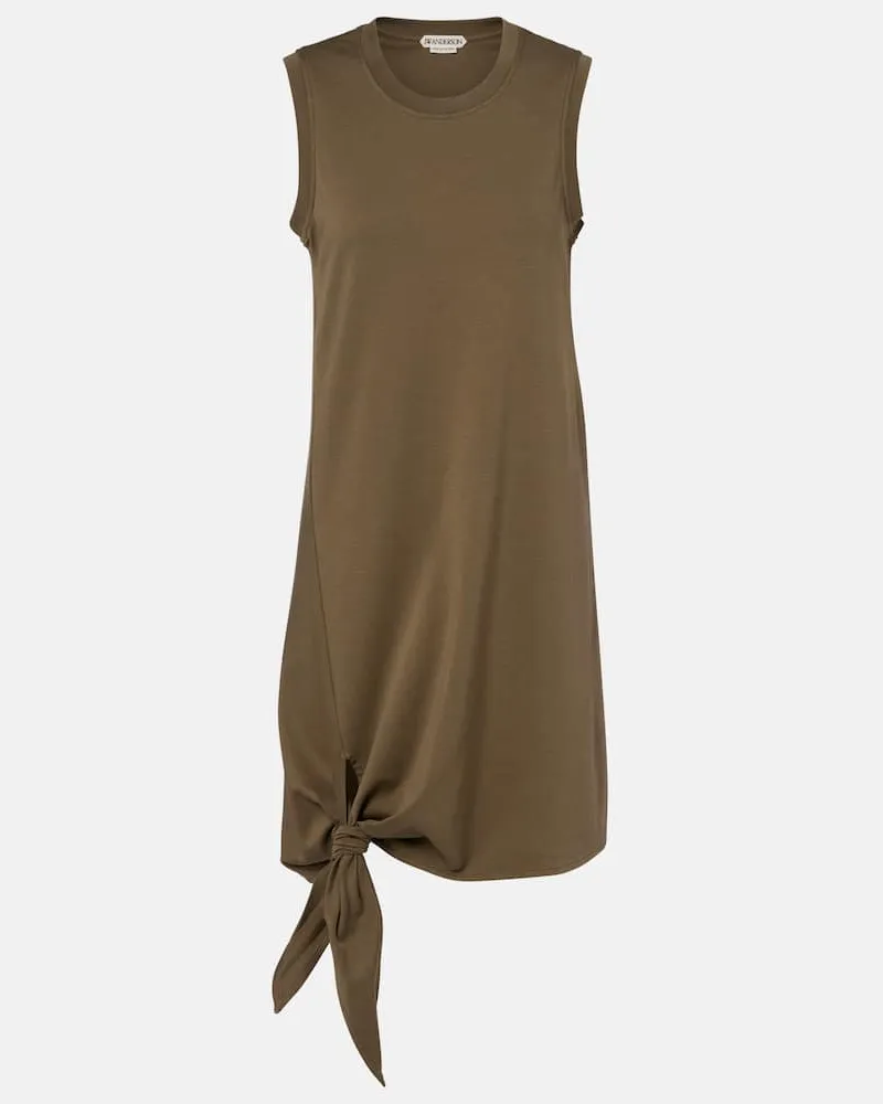 J.W.Anderson Minikleid aus Baumwoll-Jersey Grün
