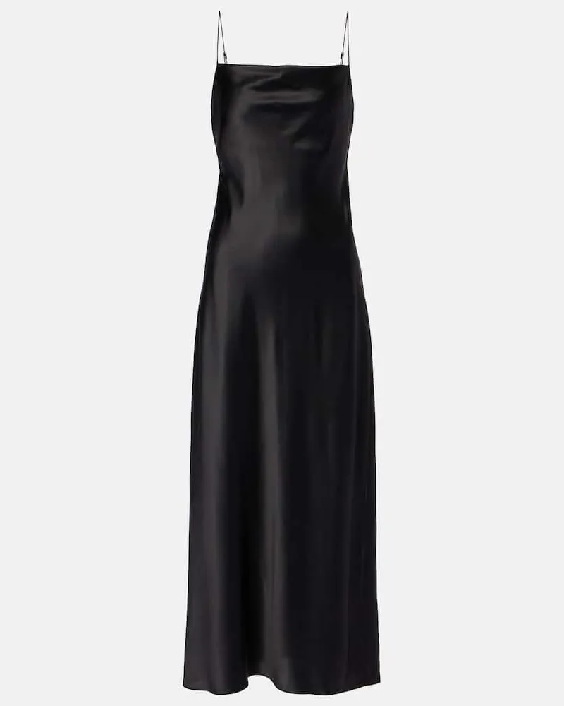 Dorothee Schumacher Slipdress Sense Of Shine aus einem Seidengemisch Schwarz