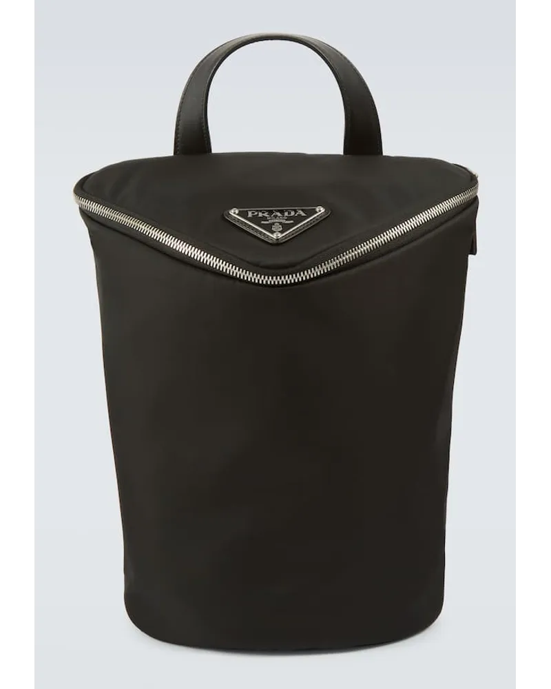 Prada Rucksack aus Re-Nylon Schwarz