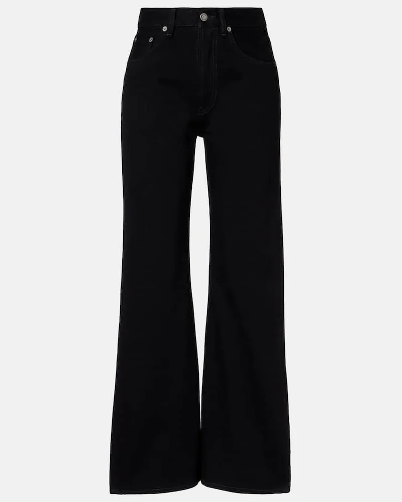 Acne Studios Mid-Rise Straight Jeans 2021F Schwarz