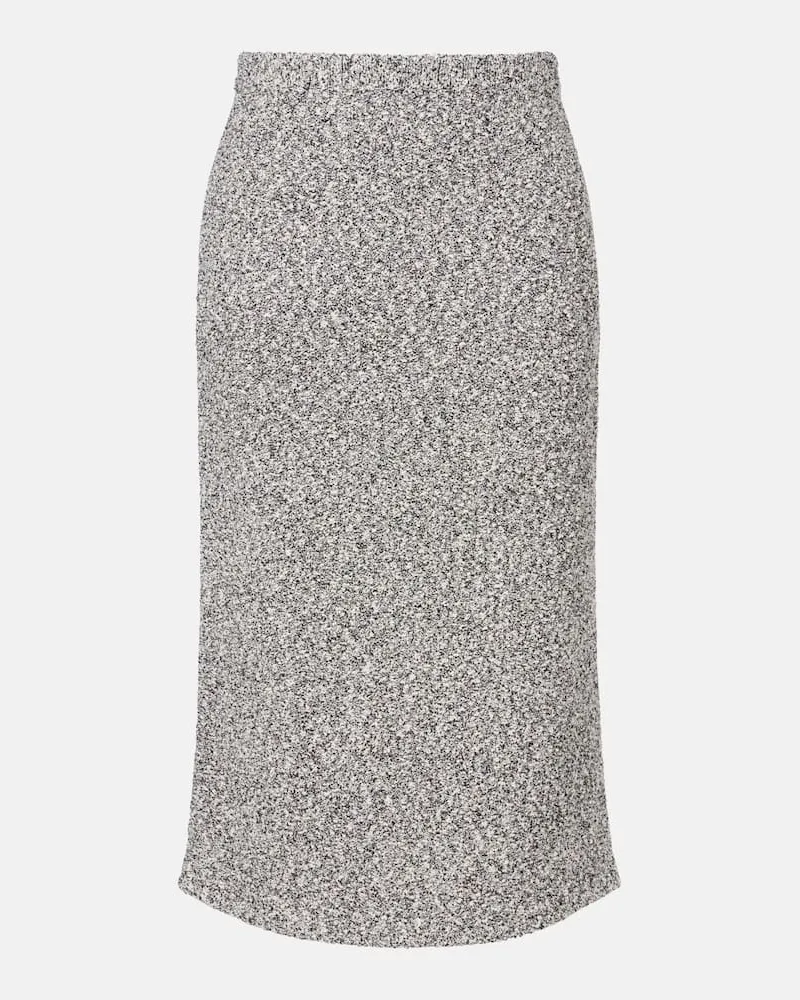 Tory Burch Bleistiftrock aus Tweed Grau