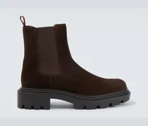 Chelsea Boots Devon College aus Veloursleder