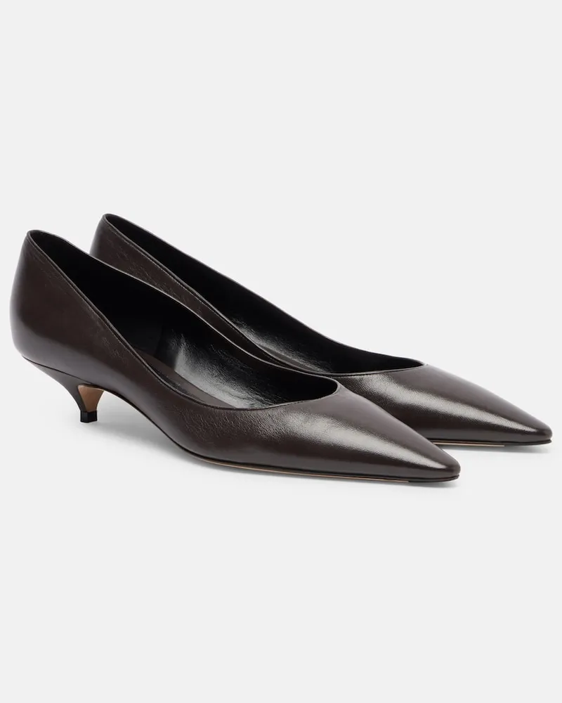 The Row Pumps Liisa aus Leder Braun