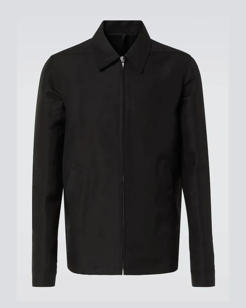 Rick Owens Jacke Brad Schwarz