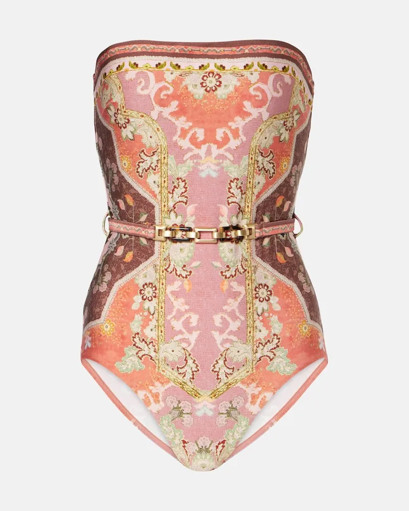 Zimmermann Bedruckter Badeanzug Wylie Multicolor