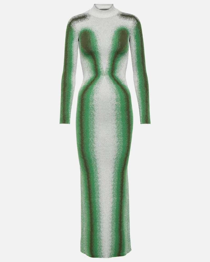 Y/PROJECT Maxikleid aus Strick Grün