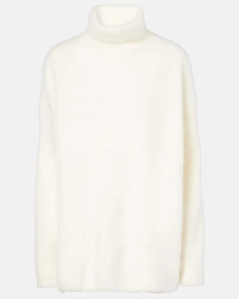 Lisa Yang Rollkragenpullover Teresa aus Kaschmir Weiß