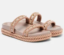 Sandalen Rockstud aus Leder