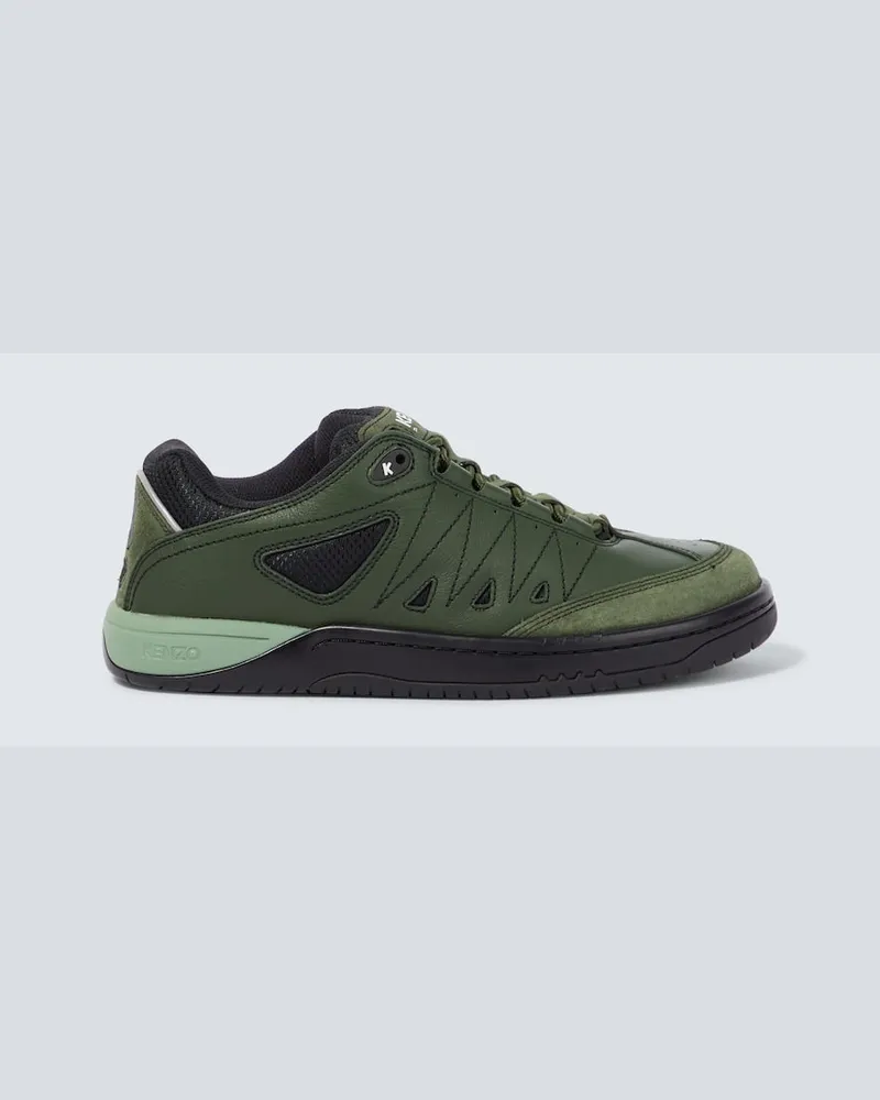 Kenzo Sneakers PXT aus Leder Grün