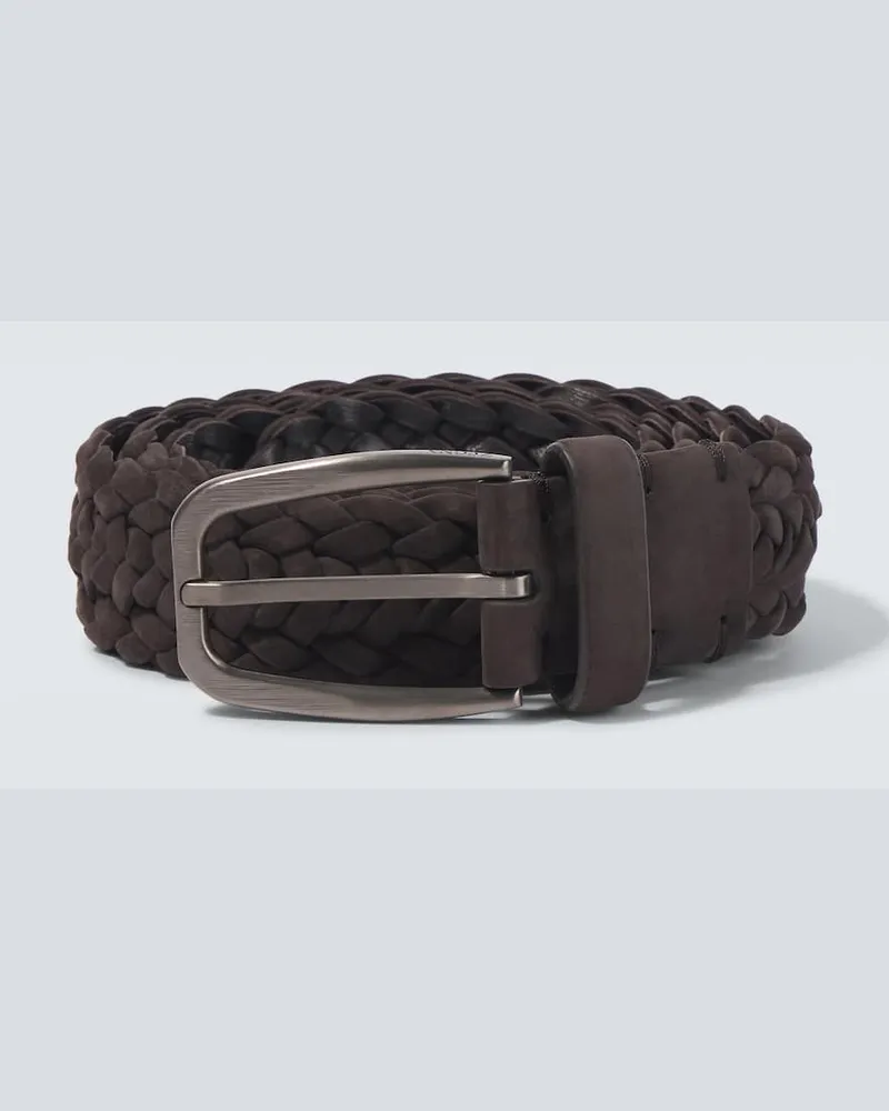 Ermenegildo Zegna Gürtel aus Leder Braun