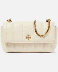 Tory Burch Portemonnaie mit Kettenriemen Kira aus Leder Weiss