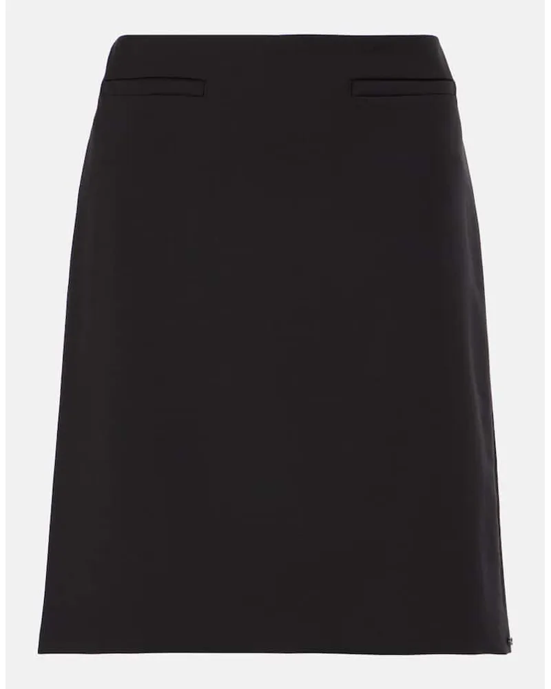 SPORTMAX Minirock Luigia aus Schurwolle Schwarz