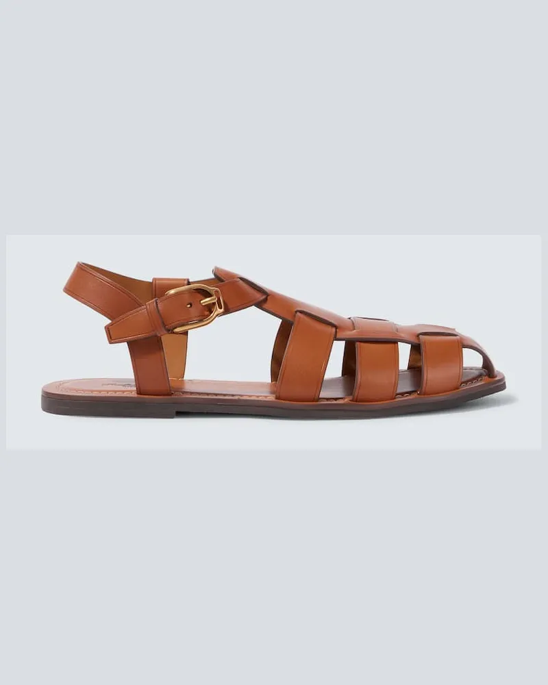 Ralph Lauren Sandalen aus Leder Braun