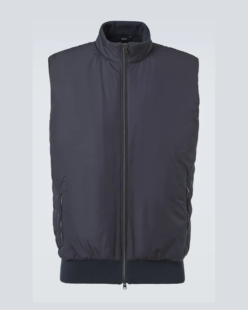 Herno Wattierte Weste Blau