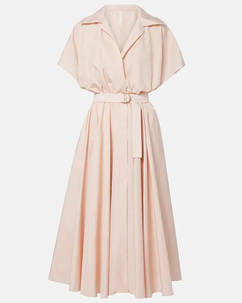 Norma Kamali Midikleid Rosa