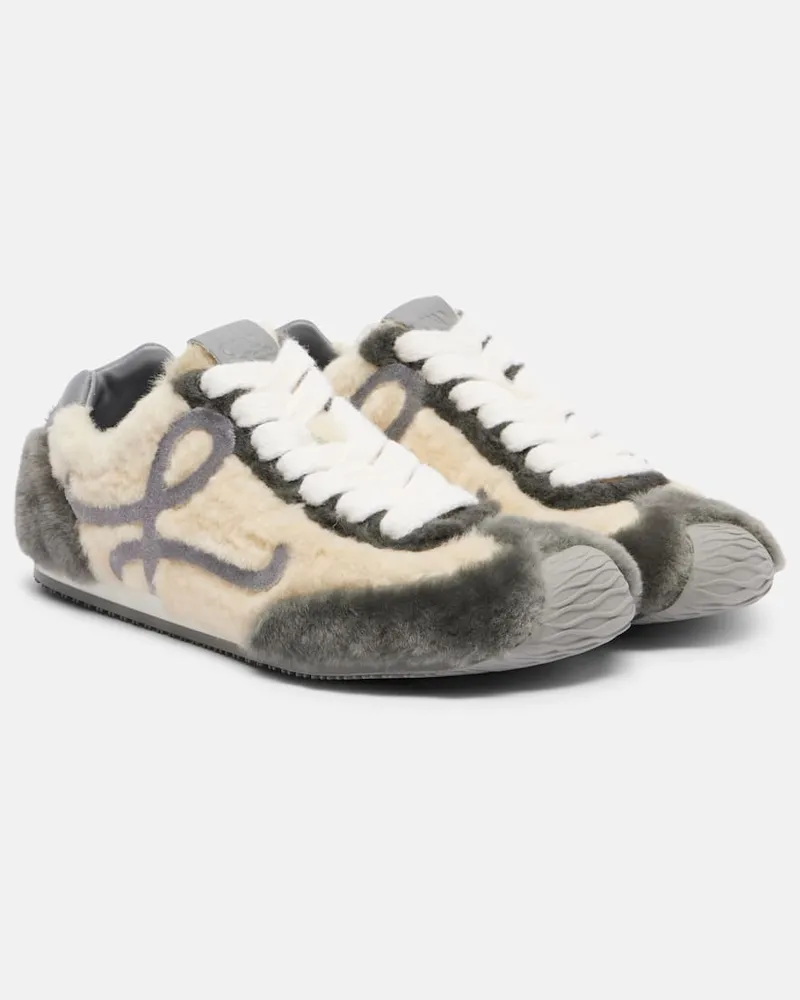 Loewe Sneakers Ballet Runner 2.0 mit Shearling Grau