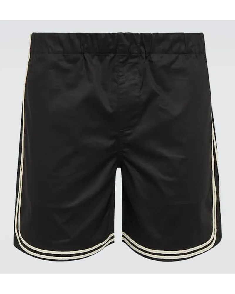 COMMAS Shorts aus Baumwolle Schwarz