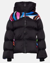 Emilio Pucci Wattierte Jacke Marmo Schwarz