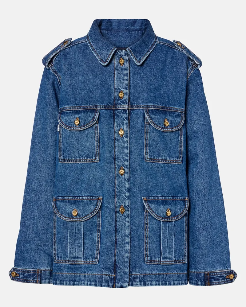 Blazé Milano Blazé Milano Jeansjacke Sahariana Nariida Maya Blau