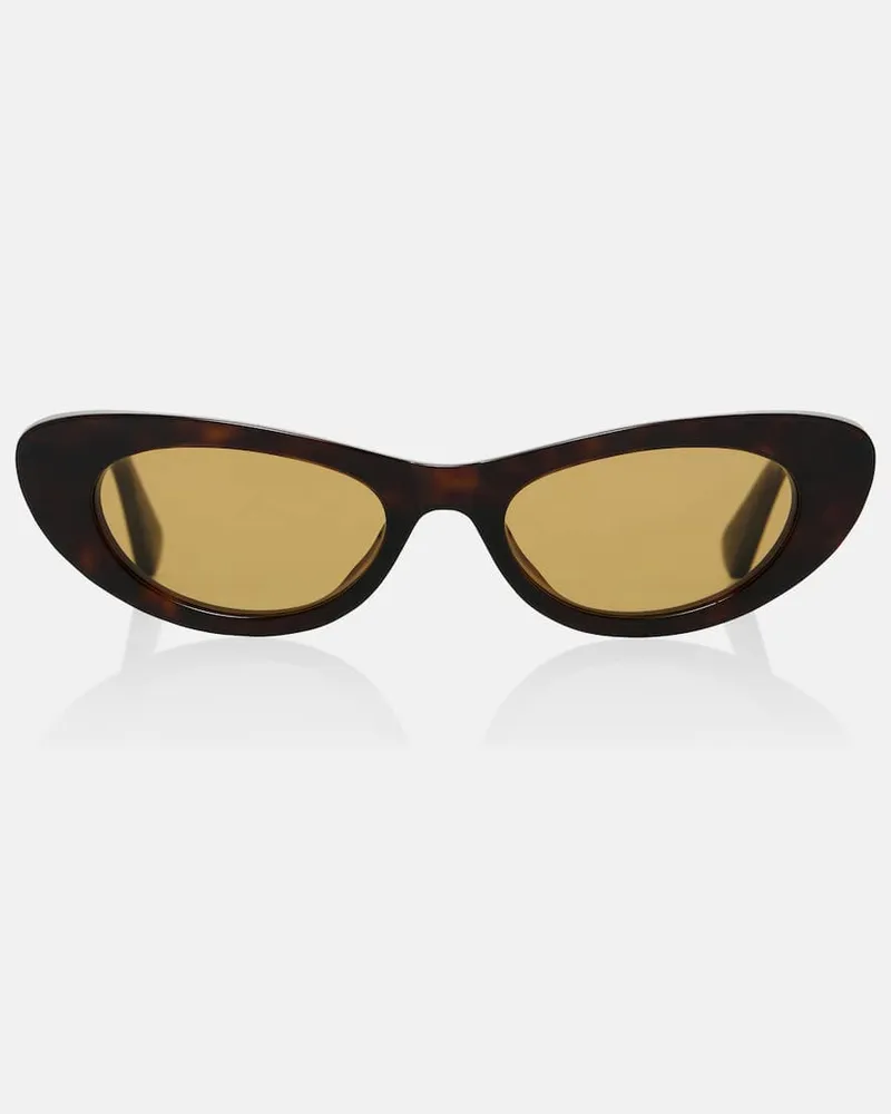 Bottega Veneta Cat-Eye-Sonnenbrille Snap Braun