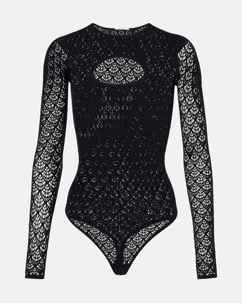 Wolford Body aus Spitze Schwarz