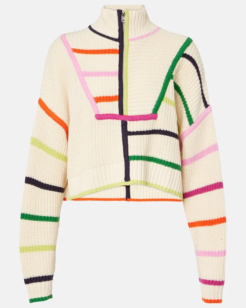STAUD Cropped-Pullover Hampton Multicolor