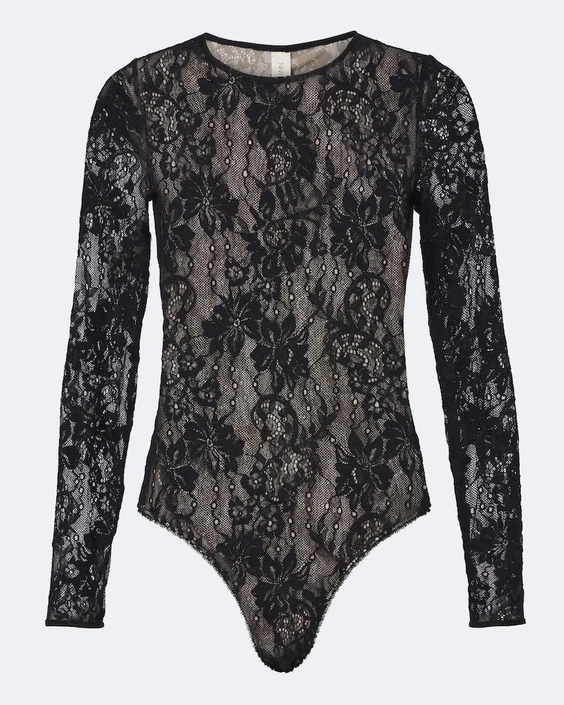 Zimmermann Body aus Spitze Schwarz