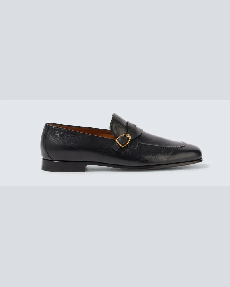 Tom Ford Loafers Gigi aus Leder Schwarz